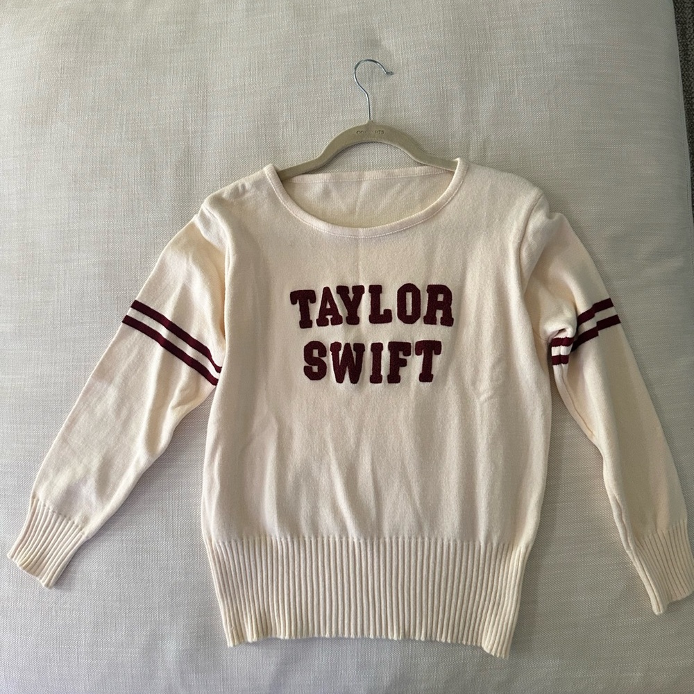 Taylor Swift Cream Sweater